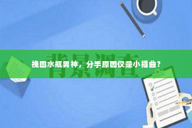 挽回水瓶男神，分手原因仅是小插曲？